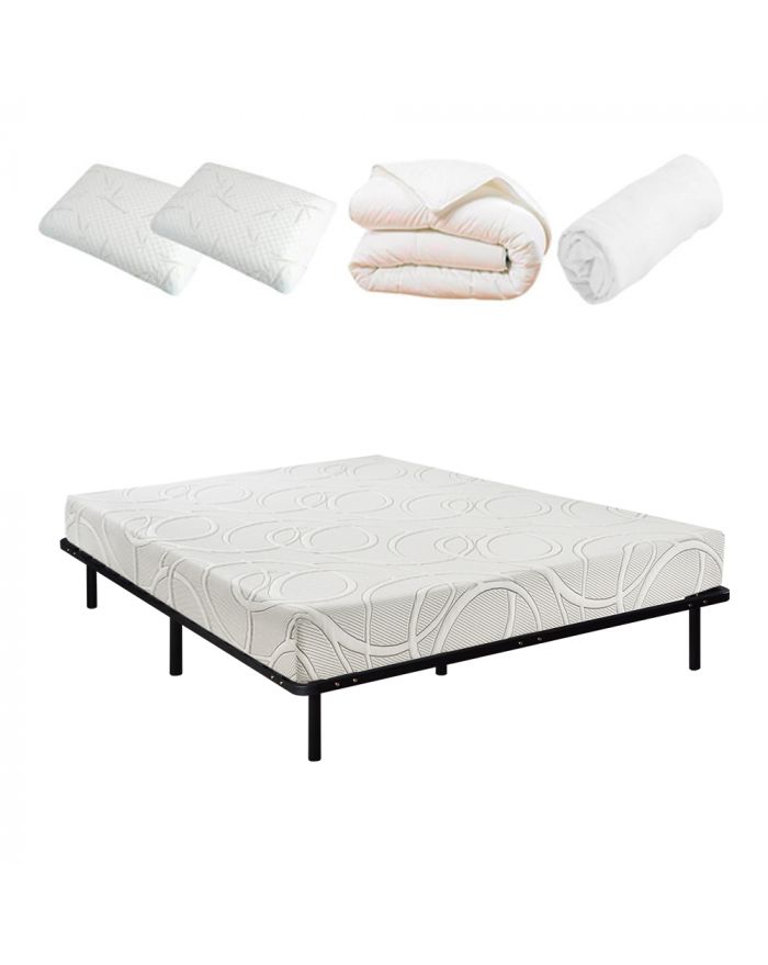 Ensemble Accessoire Prêt A Dormir, Couette Oreiller Protège matelas