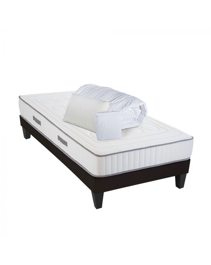 Lit 140x190 avec sommier et matelas - Cdiscount