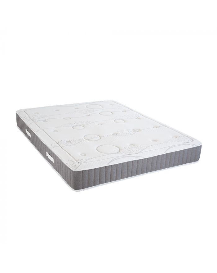 Ensemble Matelas Intuition + Sommier + Couette + Oreillers +  Protège-Matelas