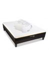 PRÊT A DORMIR OLYMPE | Matelas Mémoire de forme, sommier à lattes en kit, couette, oreillers et protège matelas